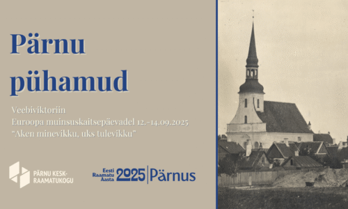 Ürituse Veebiviktoriin "Pärnu pühamud" pilt