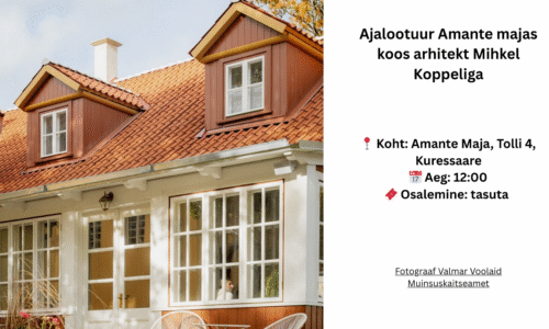 Ürituse Ajalootuur Amante majas koos arhitekt Mihkel Koppeliga pilt